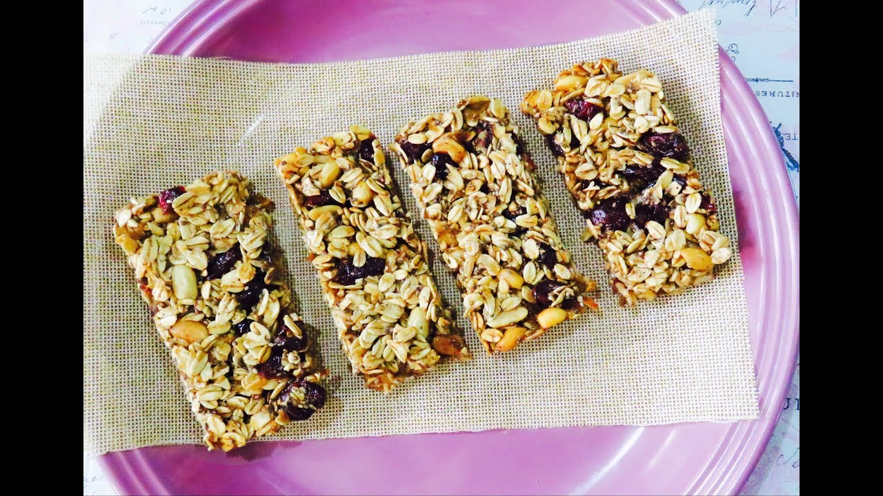 BARRAS DE GRANOLA SALUDABLES