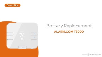 Battery Replacement for the Alarm.com T3000
