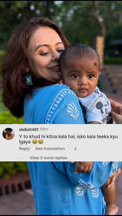 Devoleena Bhattacharjee's 7 month old son is getting trolled for his dark complexion #devoleena