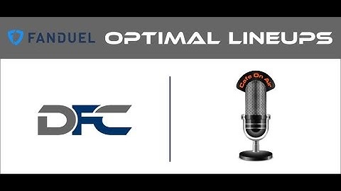 NFL Week 4 FanDuel Optimal Lineups & Stacks