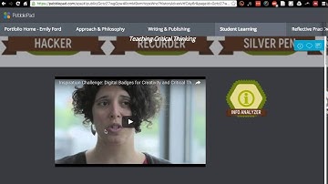 Emily Ford PebblePad Portfolio Demo