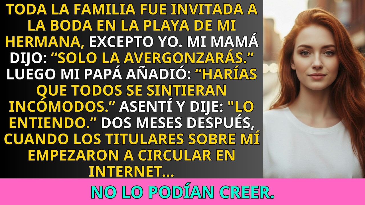 Mamá Dijo Que Arruinaría La Boda De Mi Hermana Y No Me Invitaron — Pero No Tenían Idea De Lo Que Yo