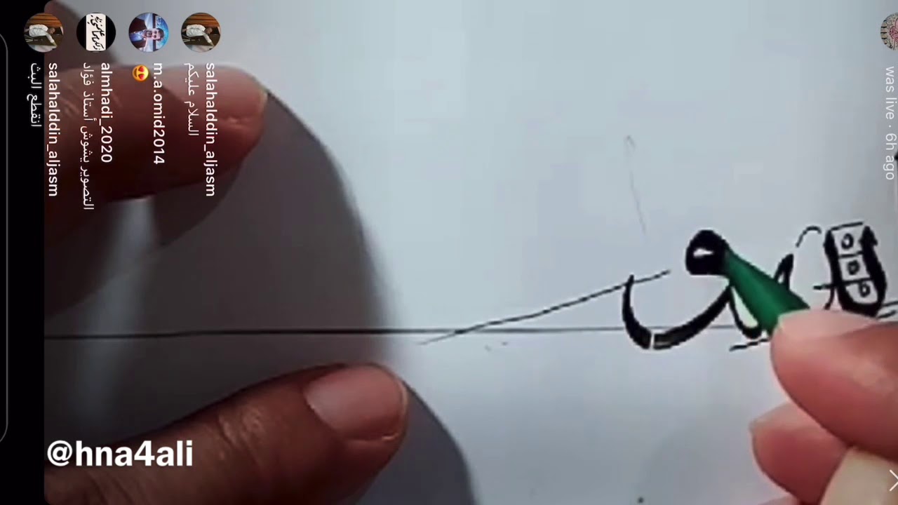 شرح السطر والميلان في خط الثلث _ أ/ فؤاد الغمري