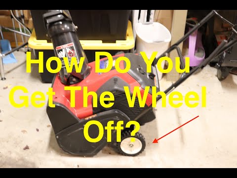فيديو: كيف تزيل العجلات من منفاخ تورو للثلج؟