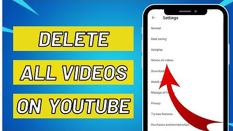 How to delete all your youtube videos in one click 2023?