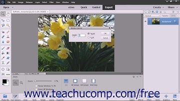 1Photoshop Elements 15 Tutorial Rotating & Flipping Images Adobe Training