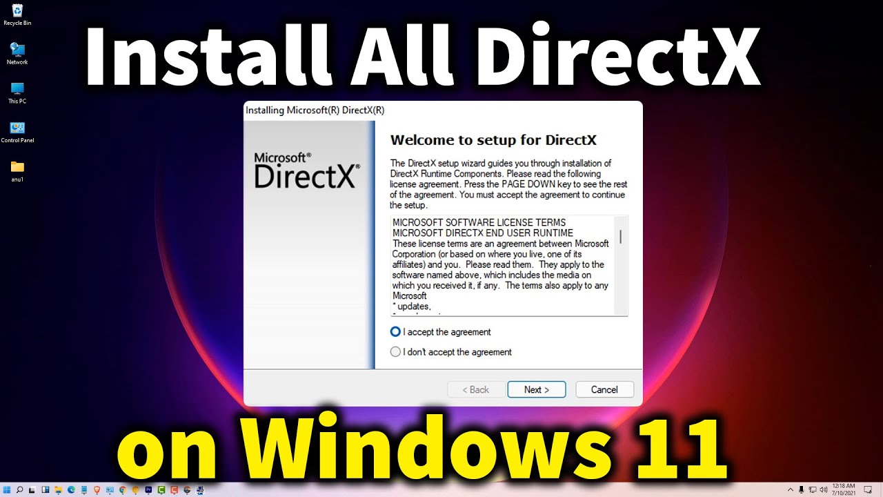 How to Download & Install All DirectX Official in window 11 Fix All ...