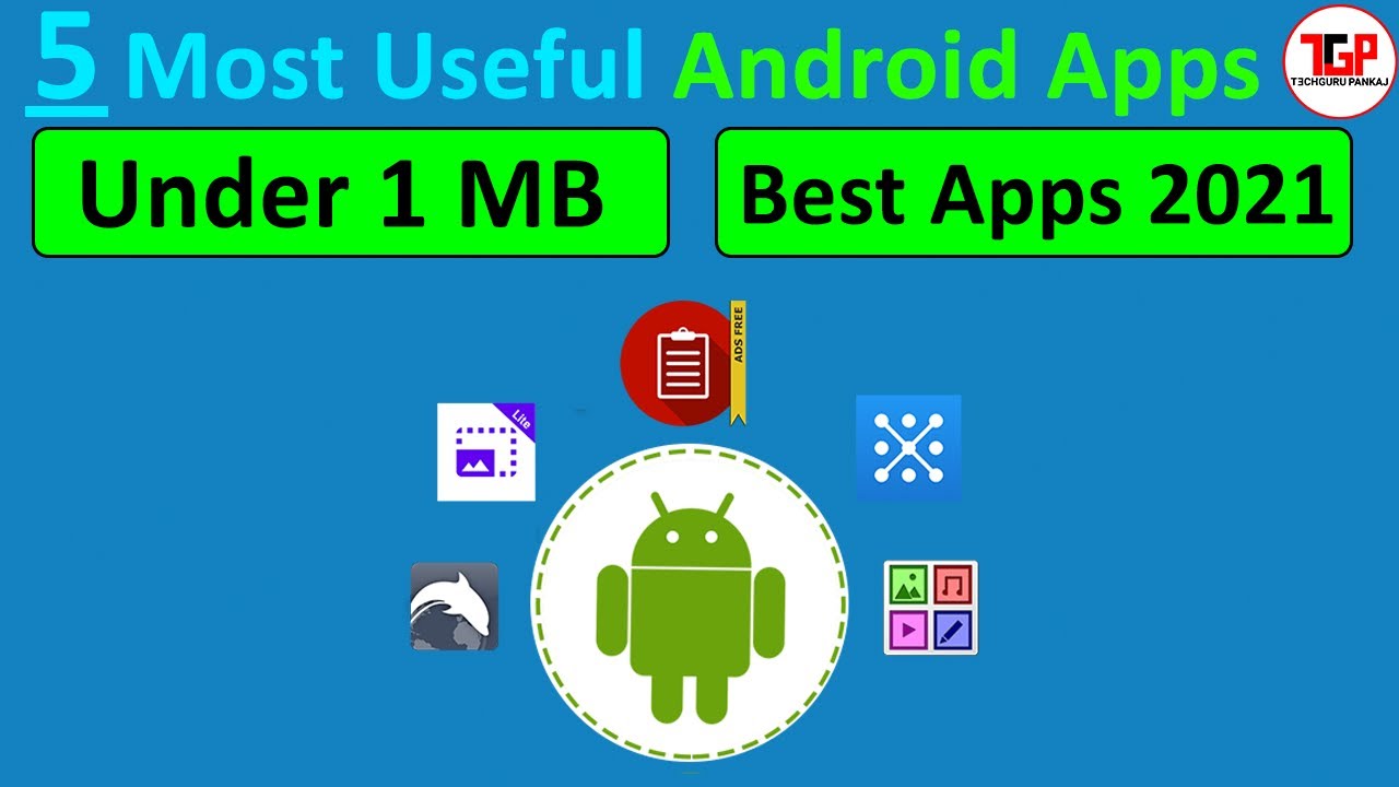 5 Most Useful Android Apps Under 1 MB | 5 Amazing and Useful Applications