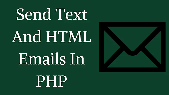 How To Send Text And HTML Email In PHP