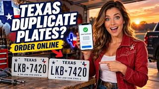 How to order duplicate license plates online in Texas Update