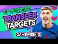 MY FPL GW13 TRANSFER TARGETS | Bowen Replacement? Palmer Essential? | Fantasy Premier League 2023/24