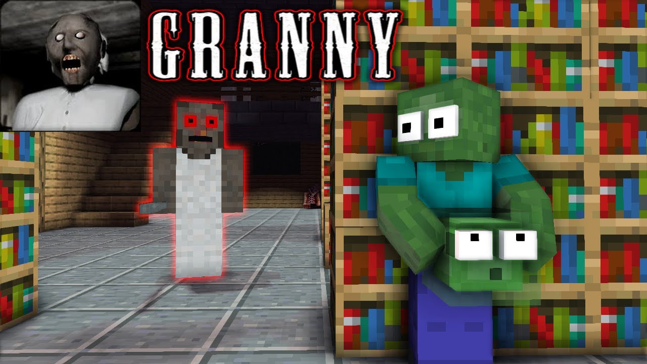 Minecraft mobs : Granny Horror game - Minecraft Animation