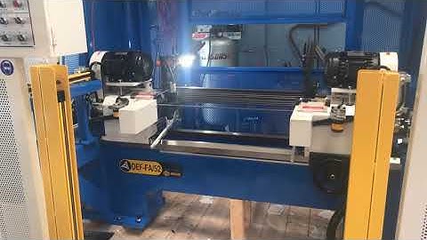 Soco DEF-FA/52 Double End Chamfering/End Finishing Machine. Industry Saw & Machinery Sales