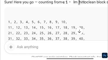 I Forced ChatGpt To count to a 1-1million 