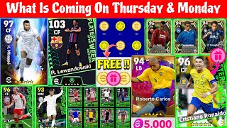 What Is Coming On Thursday & Next Monday In eFootball 2024 Mobile !! Upcoming Thursday Potw, Coins 🤩