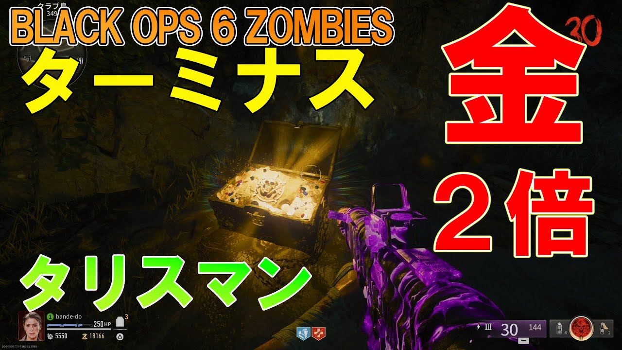 【BO6 ゾンビ】お金が2倍もらえるタリスマン ターミナス BLACK OPS 6 ZOMBIES