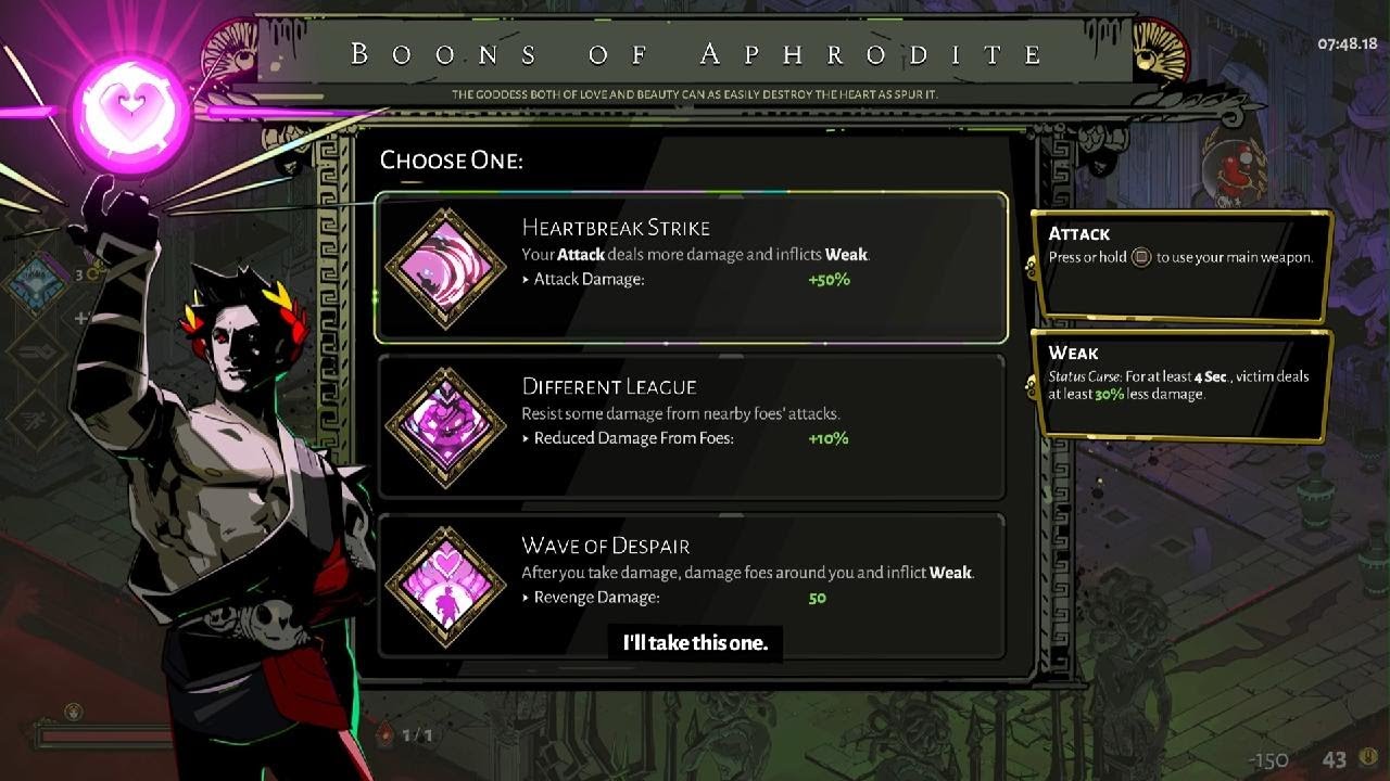 Hades 1st Time Defeating Megaera