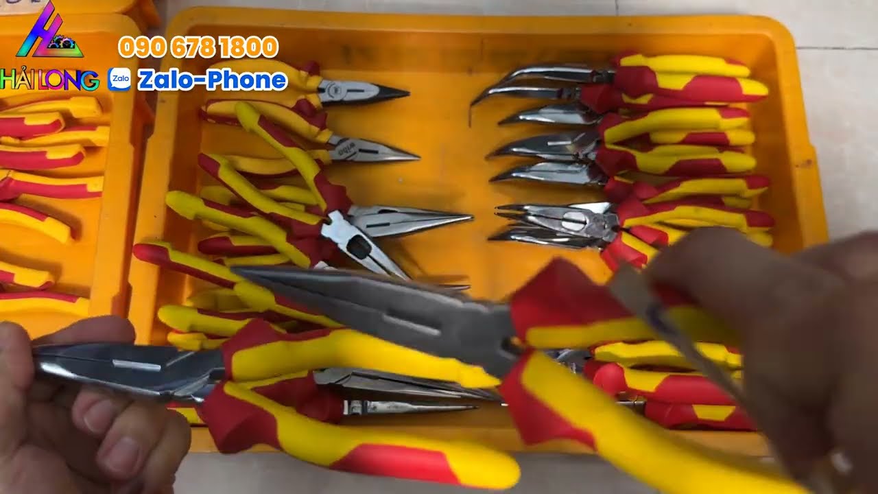 EM LÊN TIẾP VIDEO ĐÈN PHA LED 100W, ĐÈN ÂM TRẦN,  KÌM WIHA BÃI ĐỨC , CB CHỐNG GIẬT HÀN QUỐC, MOTER.