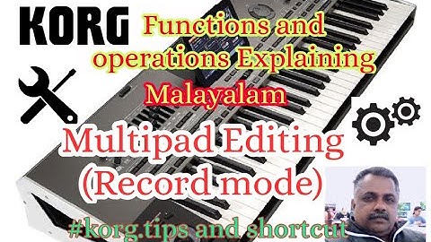 Multipad Editing in Record Mode.