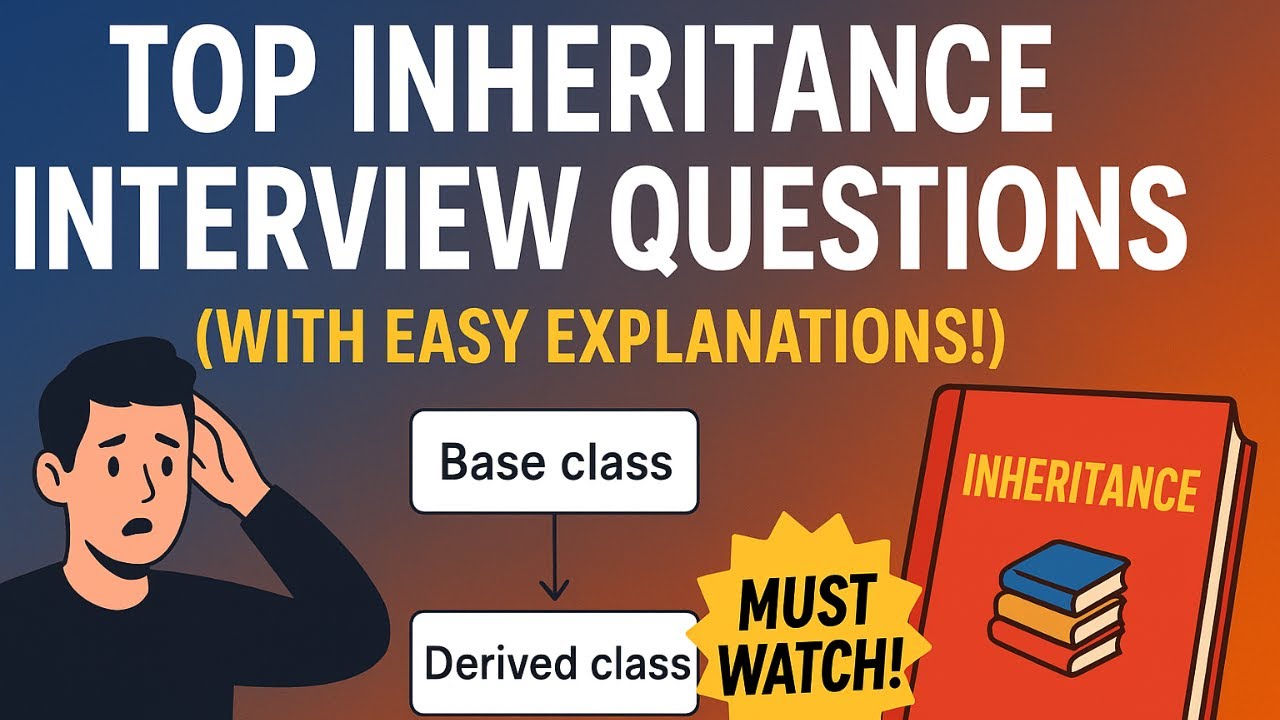 Top Inheritance Interview Questions | OOP Concepts Explained - YouTube