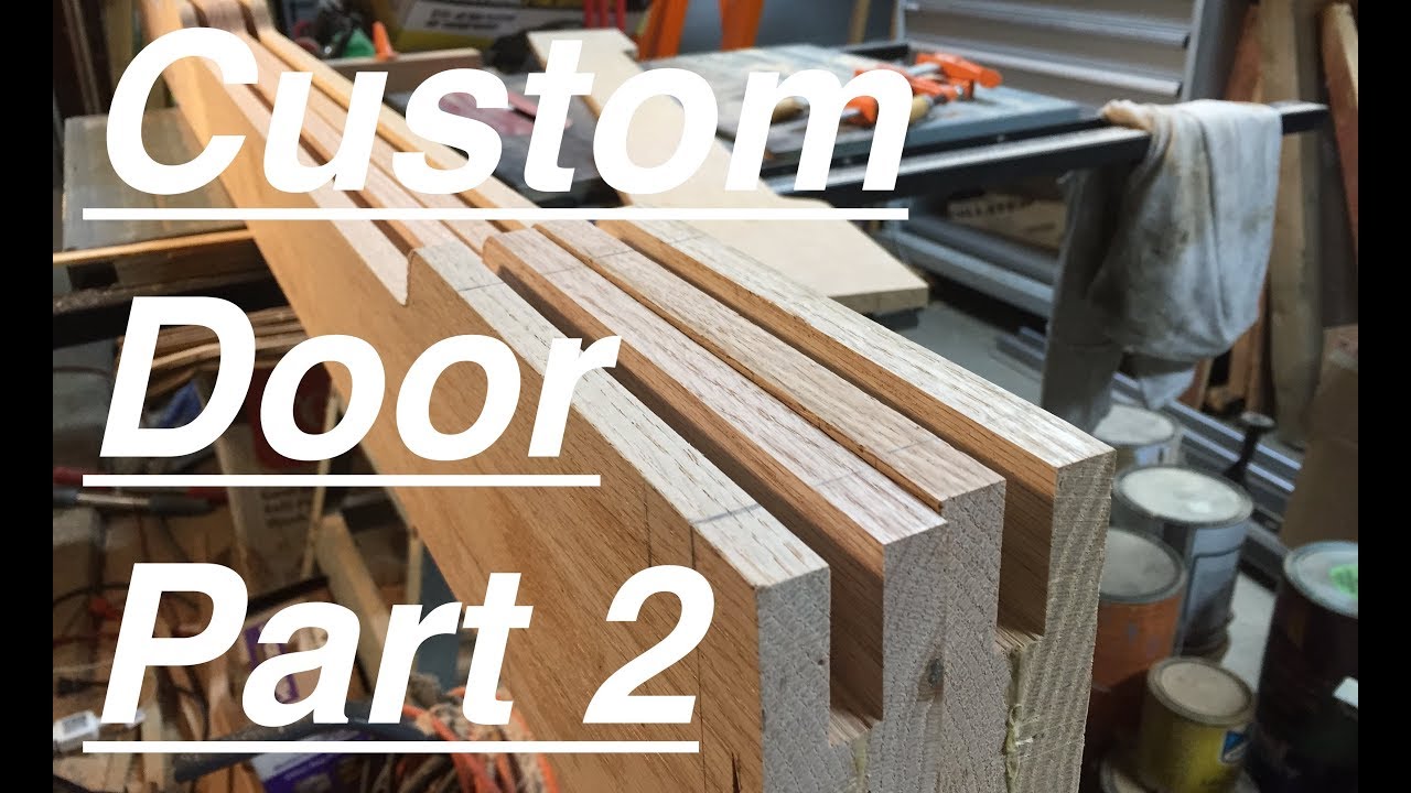 Diy Interior Door Assembly Custom Oak Door Build
