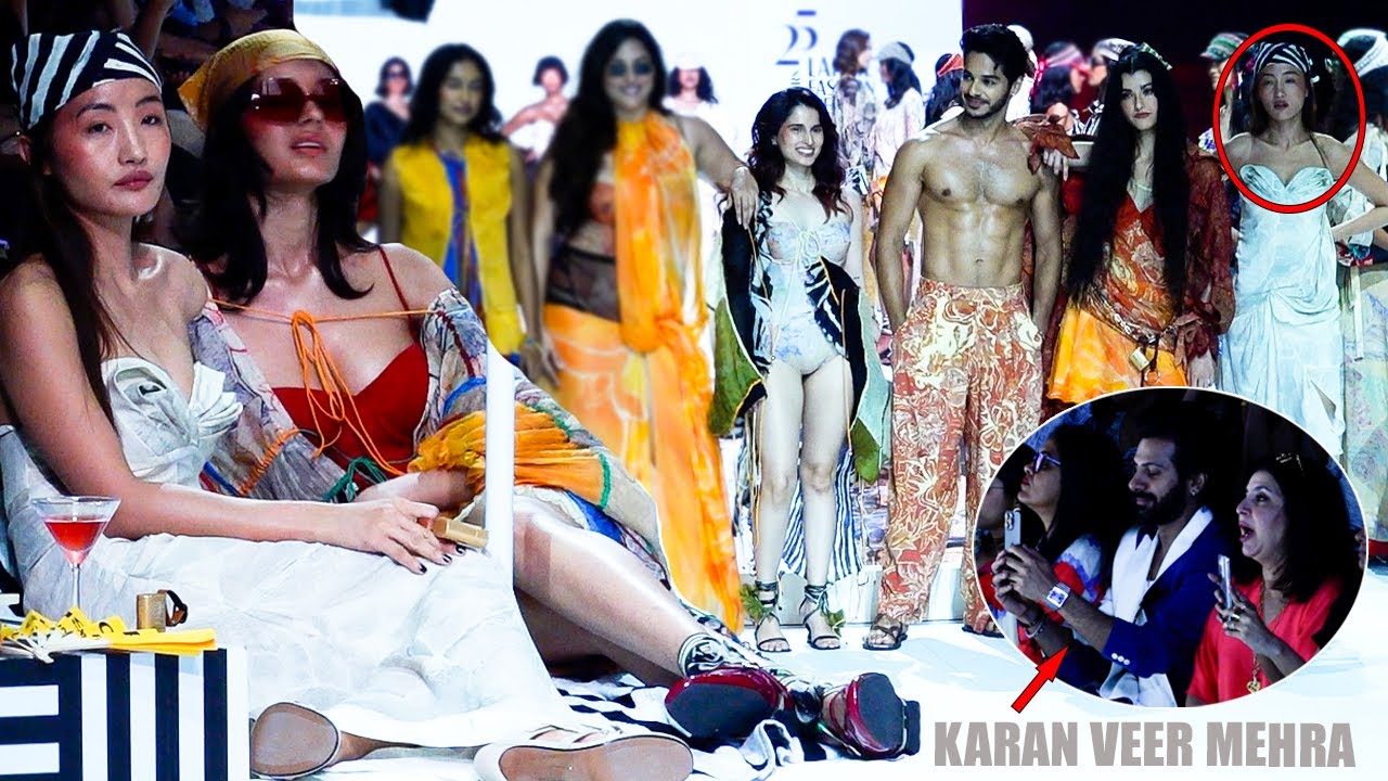 Chum Ramp Walk Chum Darang Walks The Ramp At Lakme Fashion Week 2025 | ChumVeer ...