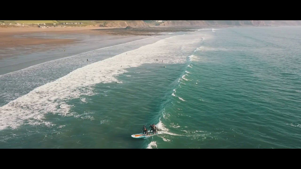 Taking the Hatha Nino+ Mega SUP for a surf on the North Cornwall Coast camera iphone 8 plus apk
