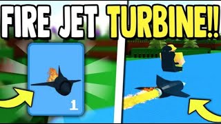 FIRE JET TURBINE!! (CLAIM NOW) | Build a Boat for Treasure ROBLOX