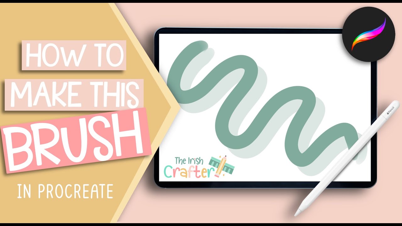 How to make a shadow brush pen in Procreate - YouTube
