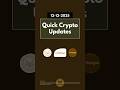 Quick Crypto Updates | 12-12-2025 | Pocket Crypto Telugu