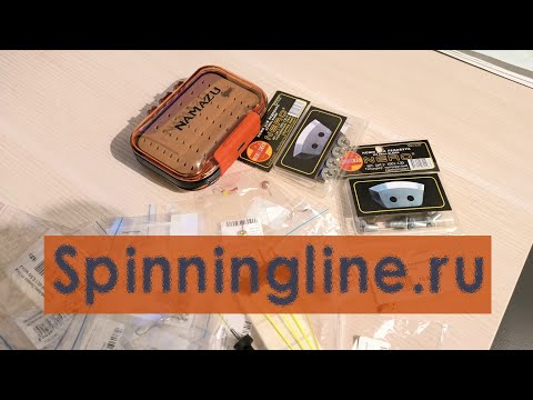 Мормышки, коробка для мормышек и ножи для бура. Распаковка заказа от Spinningline.ru