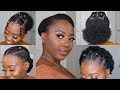 4C Hairstyles For Short Hair | Perfect for school & work 👸🏿