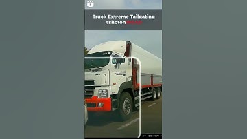 Truck Extreme Tailgating #shorts #dashcam #shortsvideos #shotonIROAD