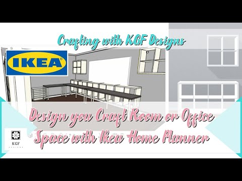 Design your Craft Room or Office with Ikea Home Planner