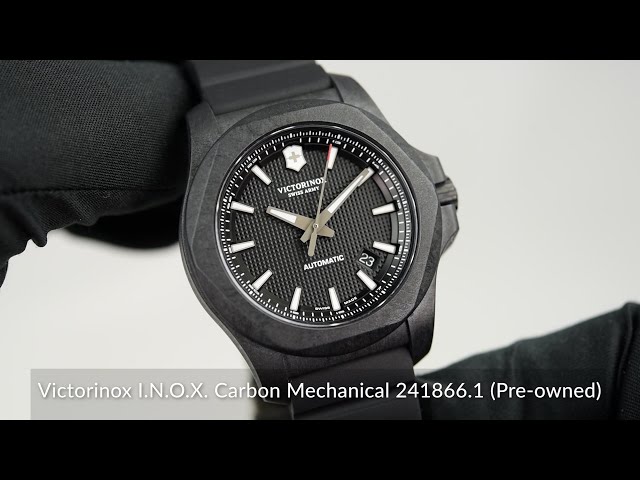 Victorinox I.N.O.X. Carbon Mechanical 241866.1 (Pre-owned) - YouTube