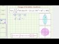 Evaluate a Double Integral of x^2 Over an Ellipse Using a Change of Variables (Jacobian, Polar)