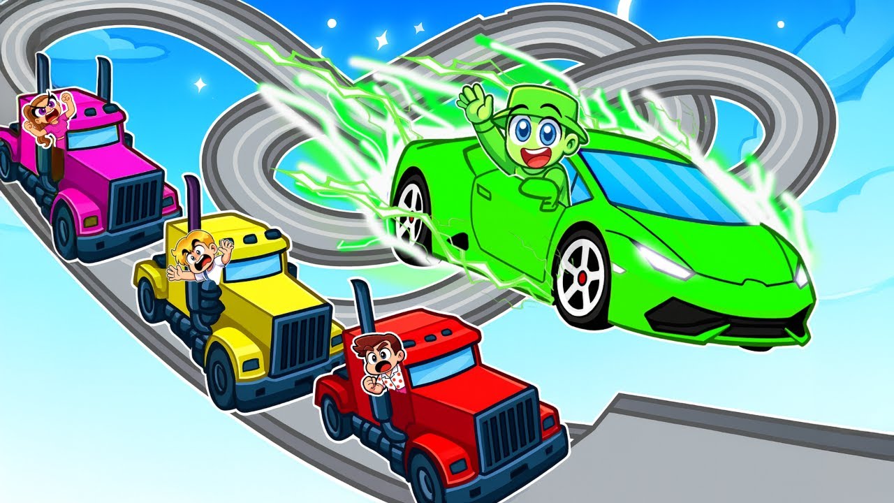 Je triche avec le VOL INFINI dans Roblox CARS VS TRUCKS !