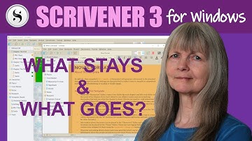 Scrivener 3 for Windows: How the Display Changes