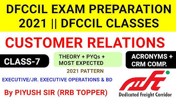 dfccil customer relations 7/dfccil executive operations and bd/dfccil previous year pap/dfccil class
