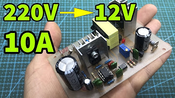 220V to 12V 10A Power Supply.