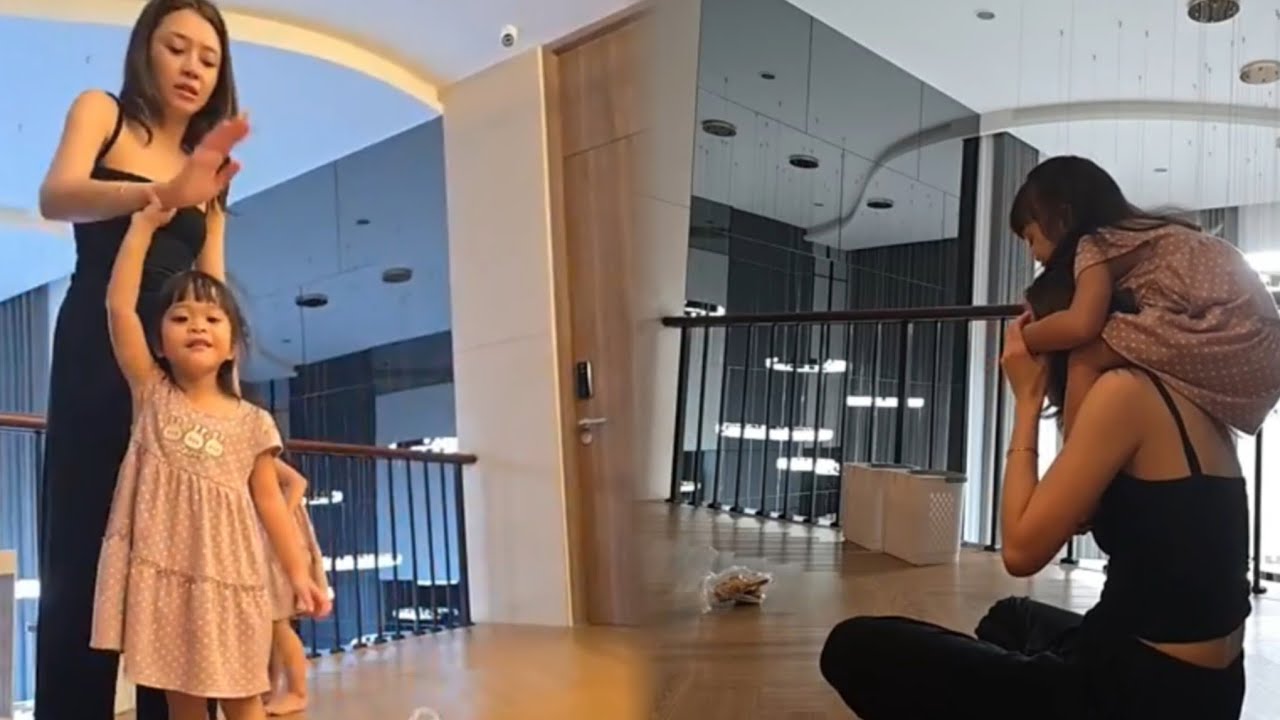 มาถึง รีบขึ้นไปหาแม่แอนทันที #น้องเพชรน้องพลอย