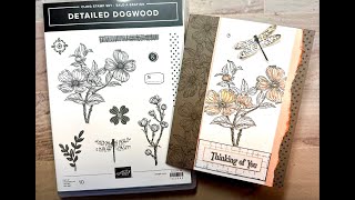 Quick Coloring of the Detailed Dogwood Stamp!