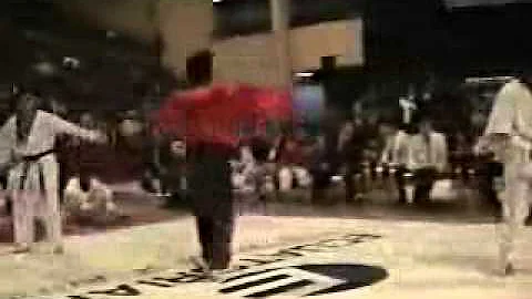 Taekwondo Sergio Cardenas fight karate vs TKD