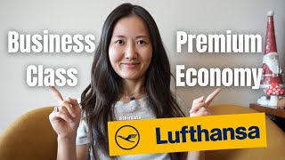 Business Class VS Premium Economy Class | Lufthansa Review | Cheril issa
