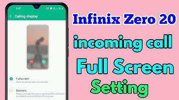 incoming call not showing full screen infinix zero 20, infinix zero 20 incoming call not showing