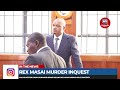 REX MASAI MURDER INQUEST Police Officer Isaiah Murangiri Denies Killing Rex Masai REX MASAI MURDER INQUEST Police Officer Isaiah Murangiri Denies Killing Rex Masai