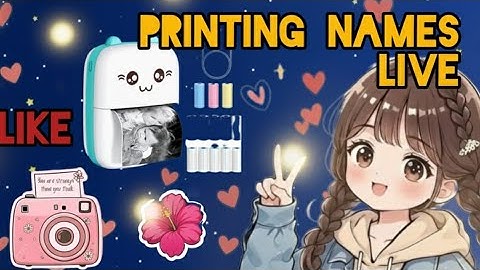 Writing my subscriber names in printer 🖨️#shotlive#virallive#viralprinter#names