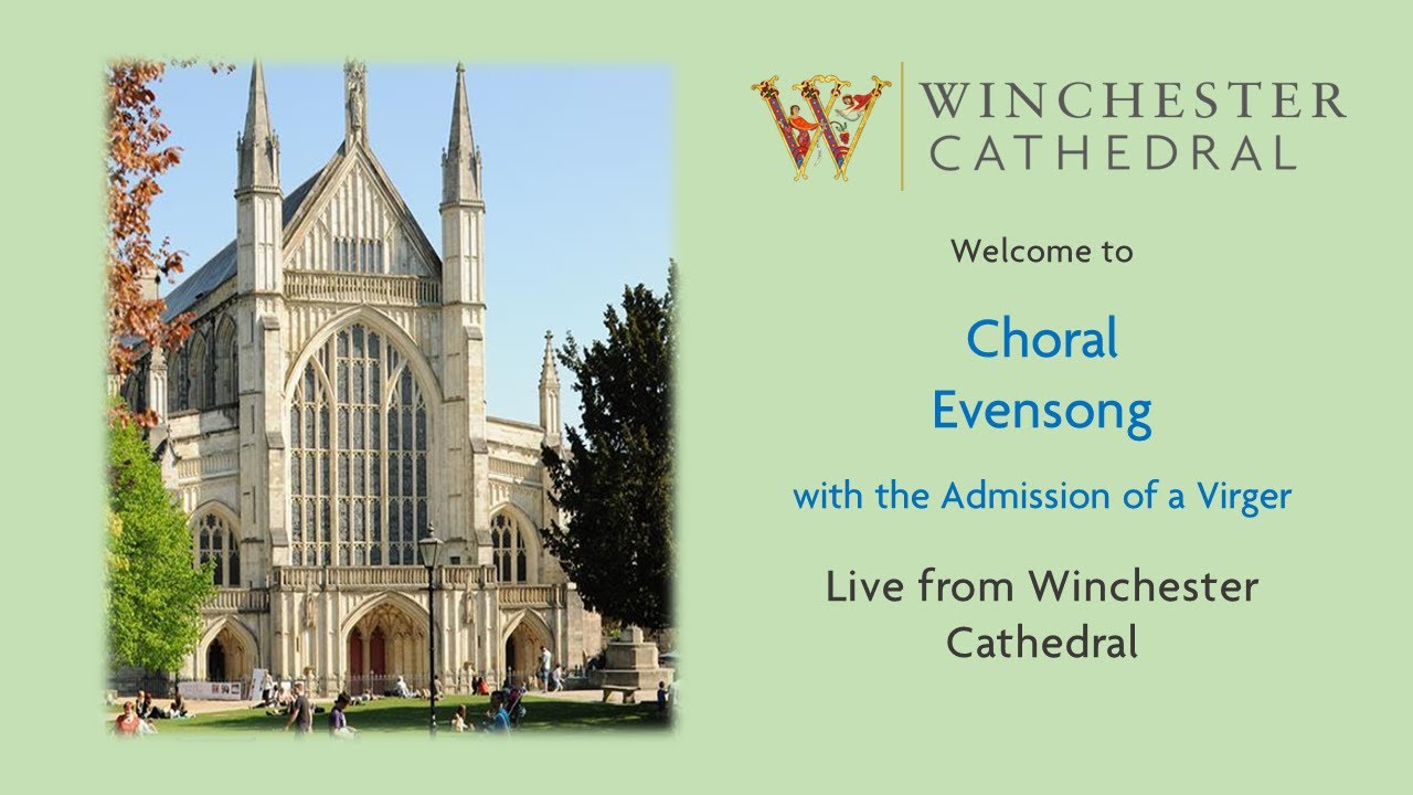 06-22-24 Choral Evensong live from Winchester Cathedral. 🇺🇦