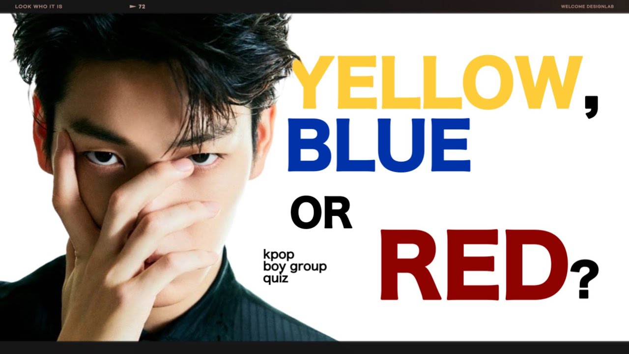 YELLOW, BLUE OR RED? | KBGZONE (KPOP GAMES)