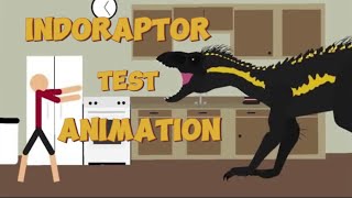 Indoraptor test animation | Stick Nodes